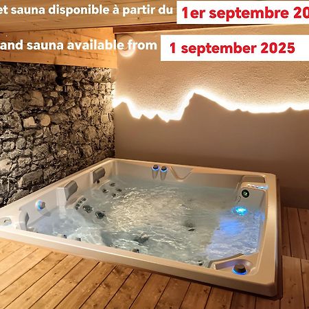 Chez Leon, Jacuzzi Et Sauna Des Le 1Er Septembre 2025 Samoëns Extérieur photo