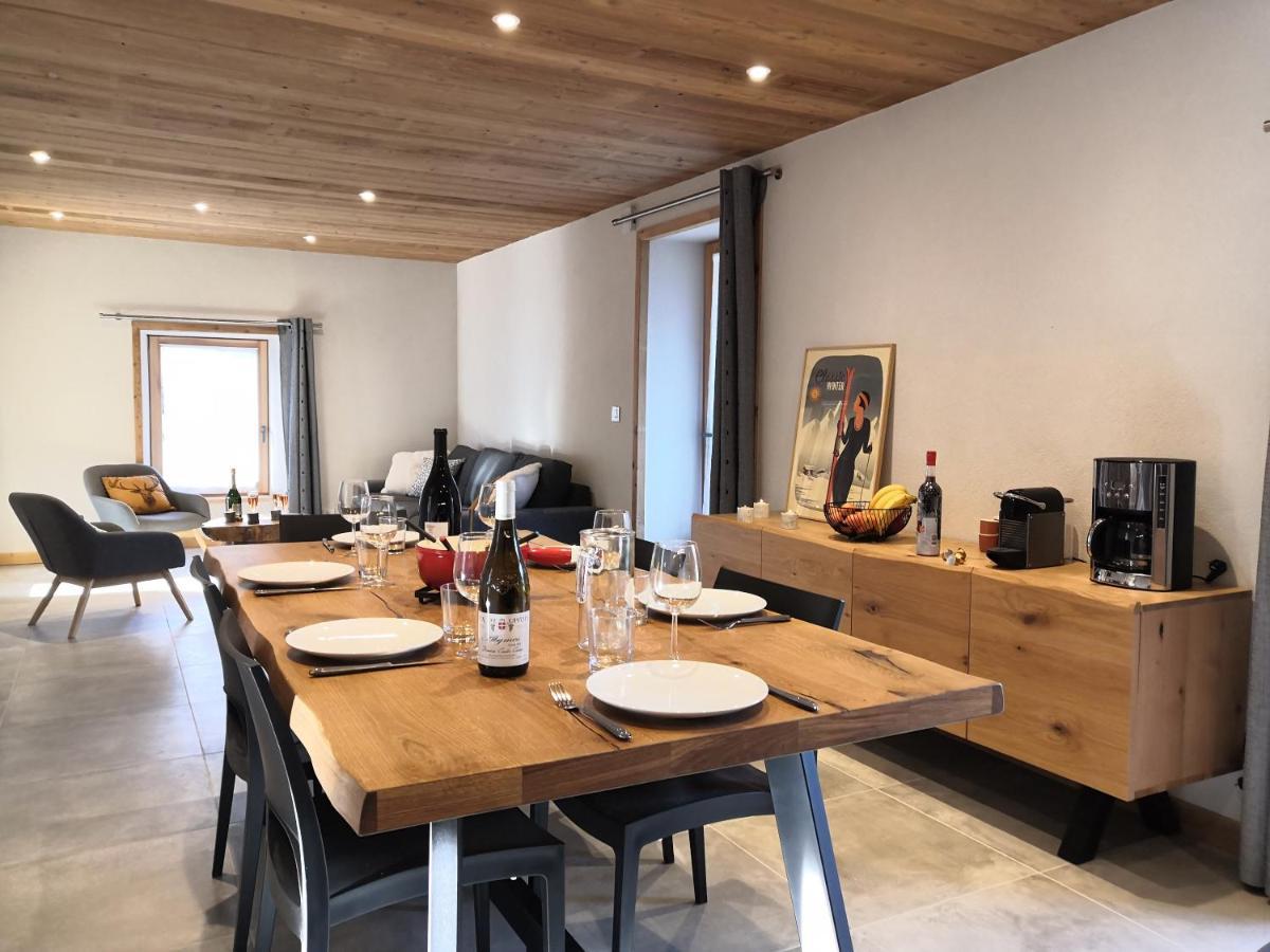 Chez Leon, Jacuzzi Et Sauna Des Le 1Er Septembre 2025 Samoëns Extérieur photo